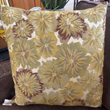 Decorative Pillow w Down Insert - Floral