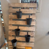 5 Planters Wood Wall Art