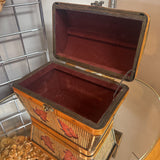 Trinket Box w Red Leaves