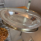 SilverPlated Oval Tray
