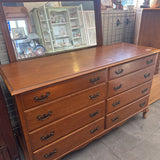 1954 8 Drawer Dresser w Mirror