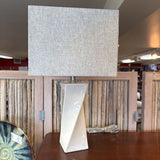 Table Lamp w Rectangle Shade
