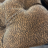 Leopard Chair and Ottoman