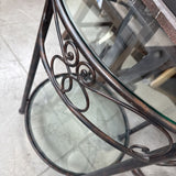 Metal & Glass Table