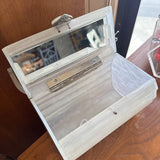 Vintage - Wilardy Lucite Purse w Handle & Mirror