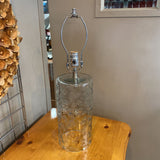 Etched Glass Lamp