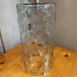 Etched Glass Lamp