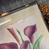 Purple Cala Lillies Print