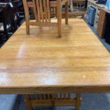 Oak Dining Table with 1 leaf
