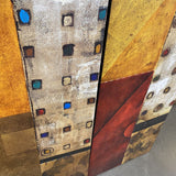 2 pc Canvas Abstract Art