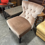 Tuffed Velvet Chair