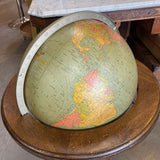 Wood Globe on Stand