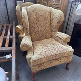 Upholstered Wingback Chair by Ethan Allen