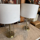 Glass & Metal Table Lamp