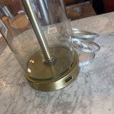 Glass & Metal Table Lamp