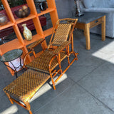 Palecek Bamboo Chaise Lounge