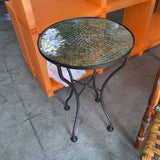 Side Table w/Mosaic Glass Top
