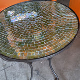 Side Table w/Mosaic Glass Top