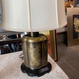Brass Table Lamp w Shade