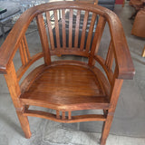 Vintage Teak Captain's Chair