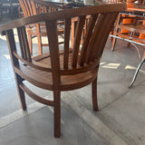 Vintage Teak Captain's Chair