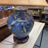 Blue Porcelain Lamp