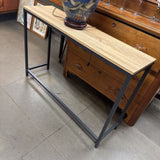 Wood/Metal Console Table