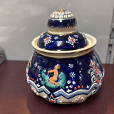 German Lidded Ceramic Bowl