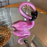 Blown Glass Flamingo