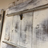 Wood Fence Clip Board Wall Hanging
