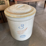 Red Wing Stoneware 3 Gallon Crock w/Lid