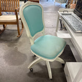 Upholstered Rolling Desk Chair