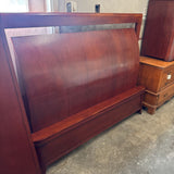 MCM Curved Wood Bedframe