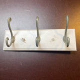 3 Hook Wood Wall Mount