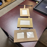 3 Hanging Suede Frames