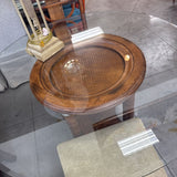 Round Glass Dining Table w 4 Chairs
