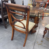 Round Glass Dining Table w 4 Chairs