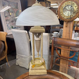 Table Lamp w Frosted Glass Shade