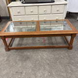 coffee table (stained glass top)
