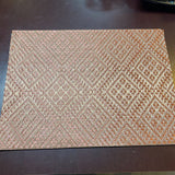 Orange Weaved Placemats set of 6