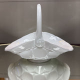 Milk Glass Basket