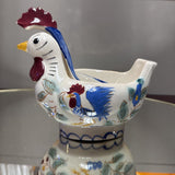 Ceramic Rooster Gravy Boat by Nasco