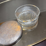 Vintage Trinket Container w Lid