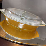Divided Casserole Dish w Lid by Pyrex