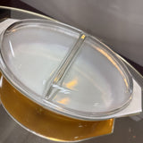 Divided Casserole Dish w Lid by Pyrex