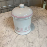 Ceramic Canister w/Lid