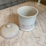 Ceramic Canister w/Lid