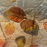 Fused Glass Fall Serving Tray