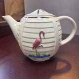 Ceramic Flamingo Teapot