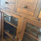 4 Drawer Dish Cabinet - Lighted